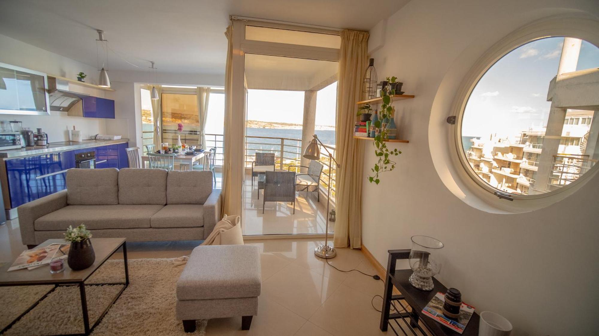 Mellieha Bay 3 Bedroom Apartment "Coastal Comfort" Dış mekan fotoğraf